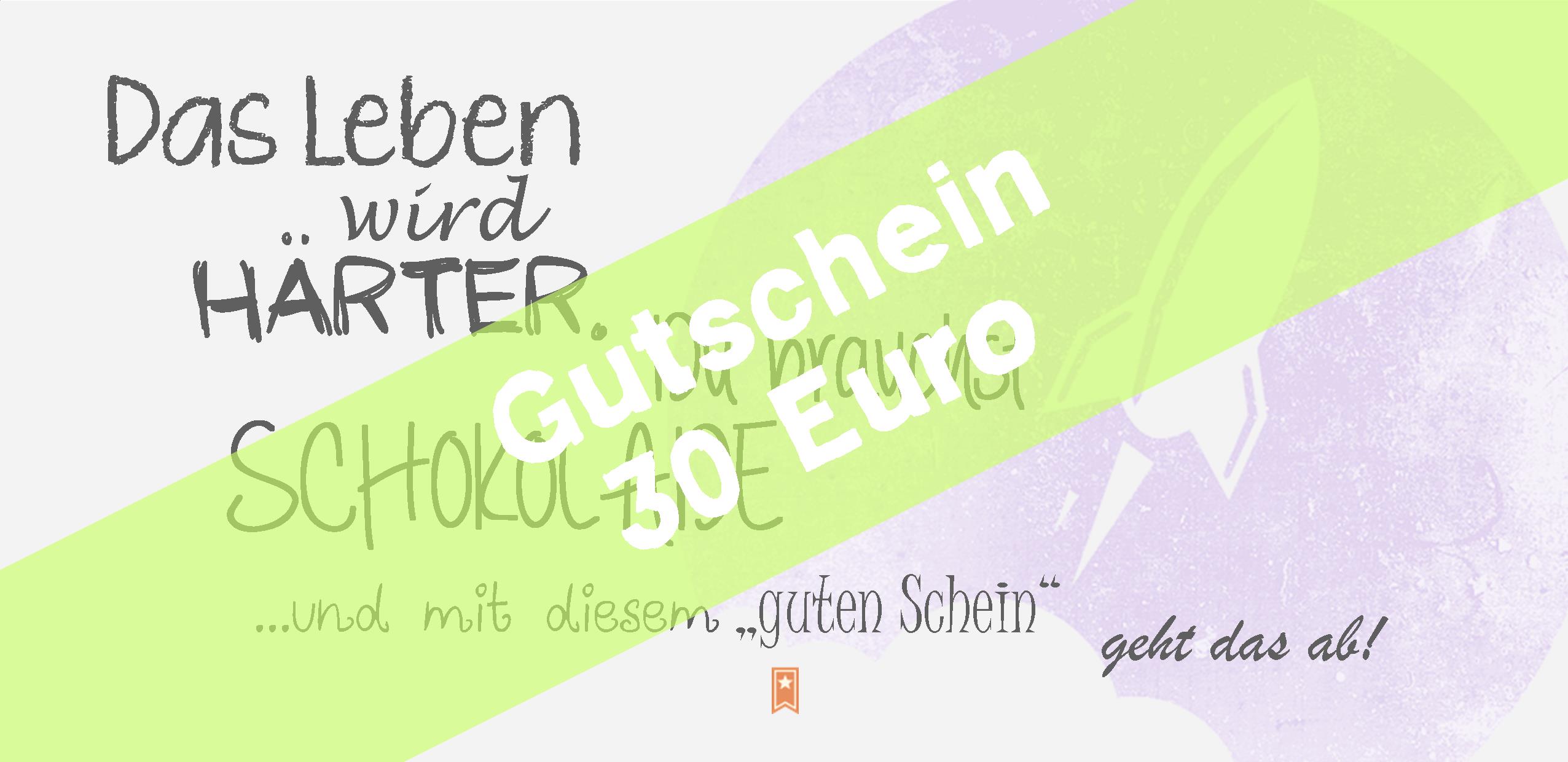 Gutschein für deine WunschSchokolade über 30 Euro